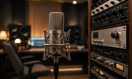Bit-Tiefe beim Mastering als Darstellung digitaler Lautstärkeauflösung in einer professionellen Audioumgebung