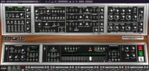 Cherry Audio Memorymode 2 software synthesizer interface in a professional DAW workflow