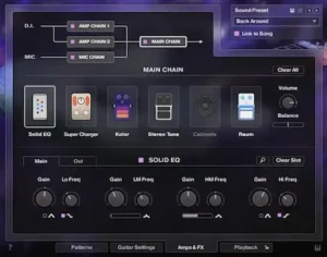 Electric guitar patterns and articulations for modern pop and electronic production