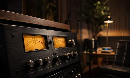 Gain Reduction eines Kompressors während der Bearbeitung eines fertigen Stereo-Mixes