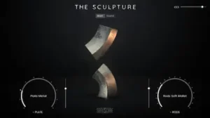 Handcrafted metal sound sculpture used as an experimental acoustic instrument