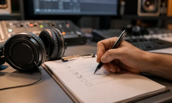 Mastering-Checkliste zur Qualitätskontrolle vor der Veröffentlichung eines Songs