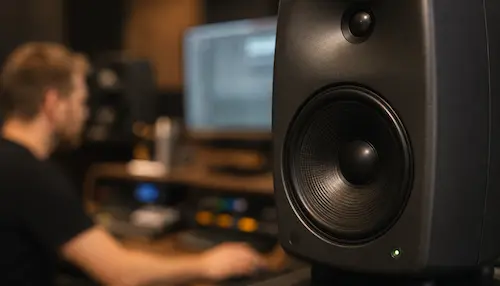 Mastering-Ingenieur prüft True Peak auf verschiedenen Wiedergabesystemen