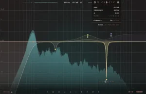 Passive mastering EQ workflow for tonal balance, depth, and stereo presentation