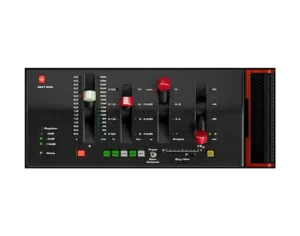 Professional audio workstation using vintage-style plate reverb to build depth without masking lead vocals