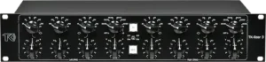 Stepped controls on an analog Baxandall equalizer for precise mastering recall and tonal balance
