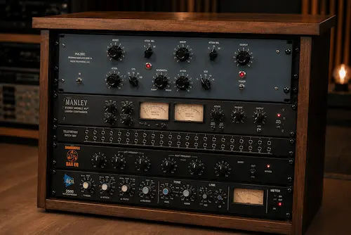 Breitband-EQ im Mastering und tonale Balance eines Stereo-Mixes
