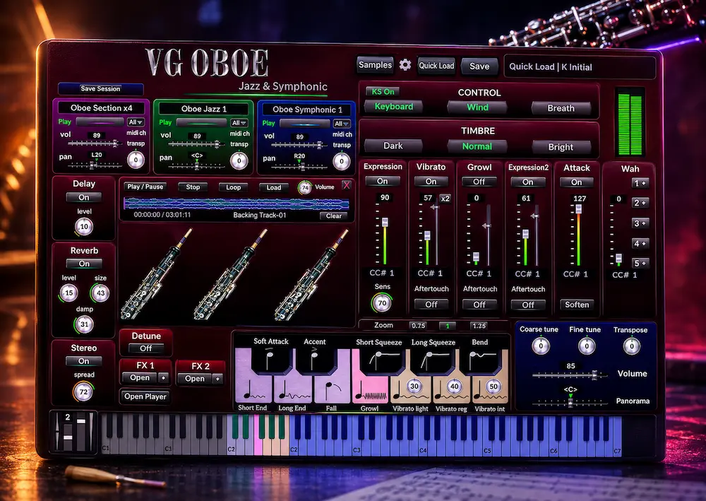 VG Oboe Virtual Instrument