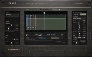Virtual building layout used to automate listener movement and environmental sound perspective