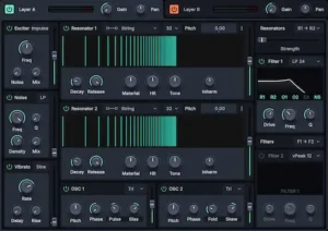 reFX Rippler review showing resonators, oscillators, modulation, and effects for modern music production