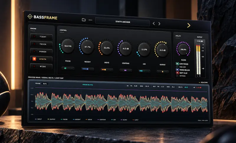 2B Played Music BassFrame