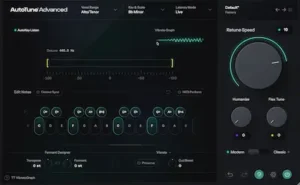 Antares AutoTune Advanced Formant Designer and Vibrato FX for vocal processing