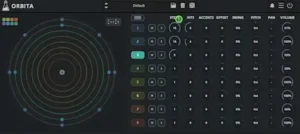 Electronic music production workflow combining programmed percussion with evolving rhythmic variations