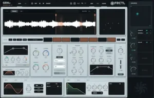 GRN 4 interface and granular audio processing workflow