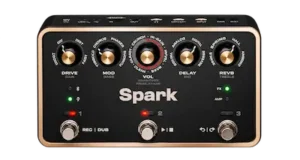 Guitar production workflow with amp modeling, effects and DAW integration