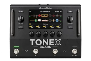 IK Multimedia TONEX Board integrated into a professional guitar and bass production workflow