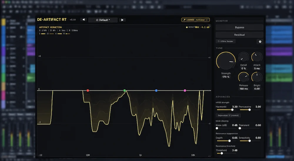 Intrect de-artifact Review: AI Music Artifact Removal for Mixing & Mastering