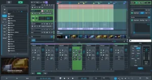 SoundBridge 3.2.0 track controls and gain staging workflow in the DAW interface