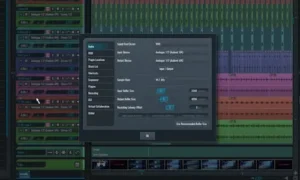 SoundBridge Sequencer showing audio and MIDI arrangement with resizable track workflow