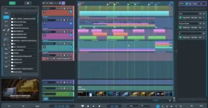 SoundBridge Virtual Collaboration interface for remote recording and synchronized music production