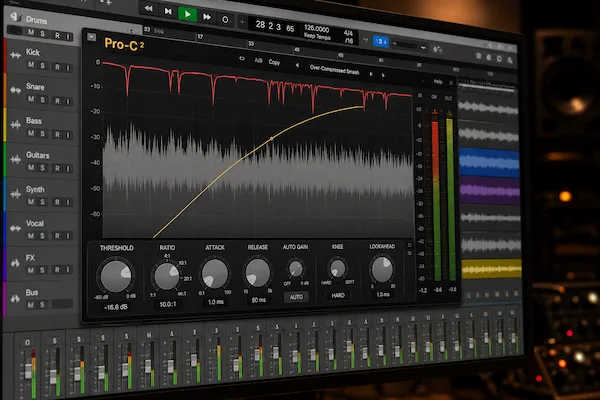 Tonal Balance und Brightness eines scharf klingenden Audio Masters