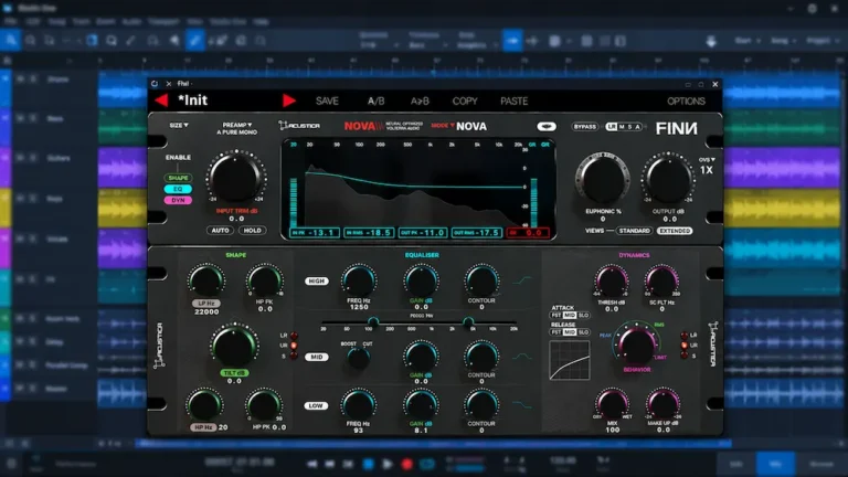 Acustica Audio FINN — обзор плагина, NOVA, возможности и цена