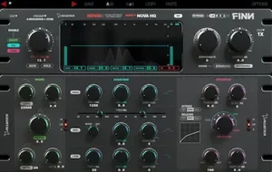 Acustica Audio FINN channel processing interface with analog coloration EQ and dynamics