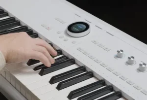 Arturia AstroLab 2.0 hardware controls for shaping synthesizer presets during music production