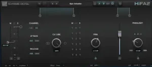 Audio mastering workflow comparing transient limiting, dynamic equalization, and resonance control