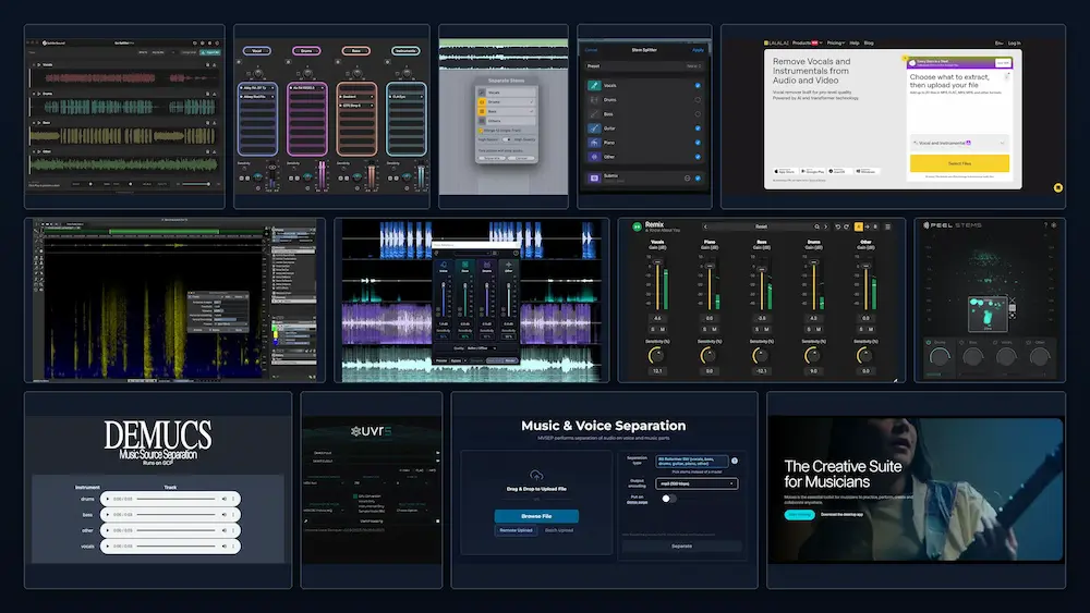 Best AI Stem Separation Software in 2026 13 Tools Compared