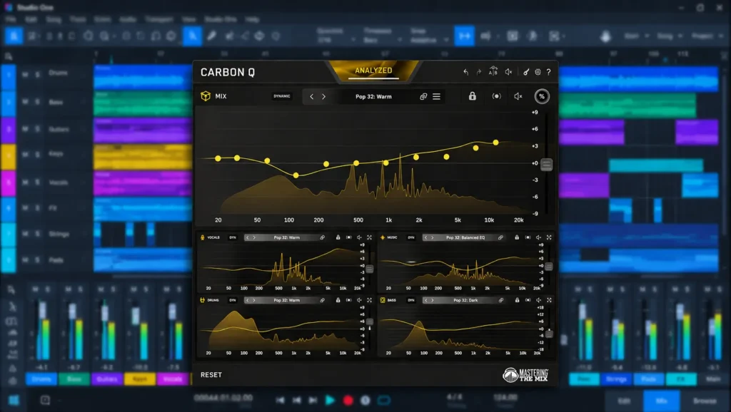 Mastering The Mix CARBON Q Review: Whole-Mix EQ & Reference Workflow