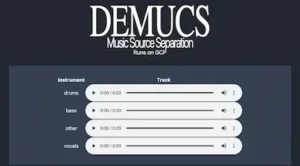 Demucs – Open-Source Music Source Separation