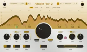 Musik Hack Master Plan 2 limiter controls for transient shaping, loudness and peak management