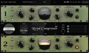 Royal Compressor XT Mid-Side and frequency-split compression modes for detailed stereo mix control