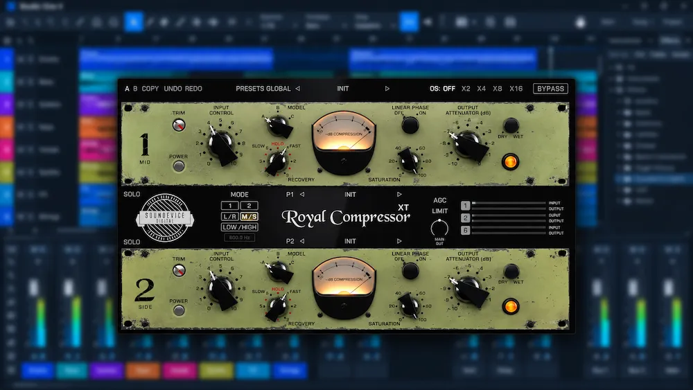 Royal Compressor XT Review: Dual Vari-Mu Compression for Mixing and Mastering